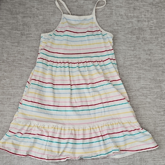 Old Navy White Tiered Sundress Sleeveless Casual - Picture 1 of 2